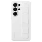 Samsung Álló Fogantyús Tok EF-GS938CWEGWW Szilikon Tok Tartóval / Állvánnyal Samsung Galaxy S25 Ultra számára - Fehér Tok
