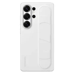   Samsung Álló Fogantyús Tok EF-GS938CWEGWW Szilikon Tok Tartóval / Állvánnyal Samsung Galaxy S25 Ultra számára - Fehér Tok