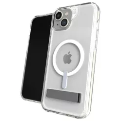   iPhone 15 Plus ZAGG Crystal Palace Snap Kitámasztós MagSafe tok átlátszó