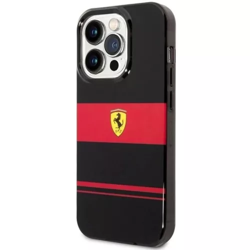 Ferrari FEHMP14XUCOK iPhone 14 Pro Max 6.7" fekete/fekete kemény tok IMD Combi Magsafe tok