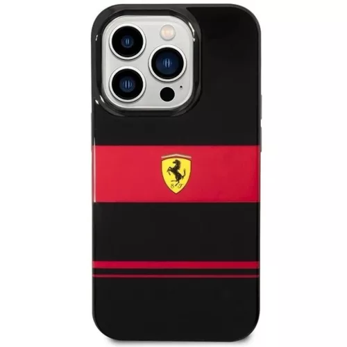 Ferrari FEHMP14XUCOK iPhone 14 Pro Max 6.7" fekete/fekete kemény tok IMD Combi Magsafe tok
