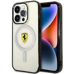   Ferrari FEHMP14LURKT iPhone 14 Pro 6.1" átlátszó keménytok Outline Magsafe tok