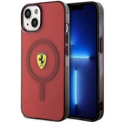   Ferrari FEHMP14SURKR iPhone 14 6.1" piros/piros tok Translucent Magsafe