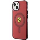 Ferrari FEHMP14SURKR iPhone 14 6.1" piros/piros tok Translucent Magsafe