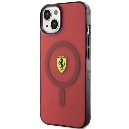 Ferrari FEHMP14SURKR iPhone 14 6.1" piros/piros tok Translucent Magsafe