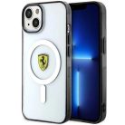 Ferrari FEHMP14SURKT iPhone 14 6.1" átlátszó/transparent keménytok Outline Magsafe tok