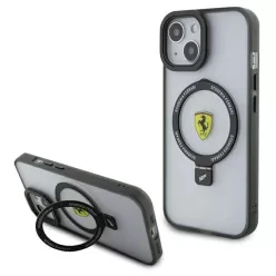   Ferrari Ring Stand 2023 Kollekció MagSafe tok iPhone 15 Plus / 14 Plus - Átlátszó tok