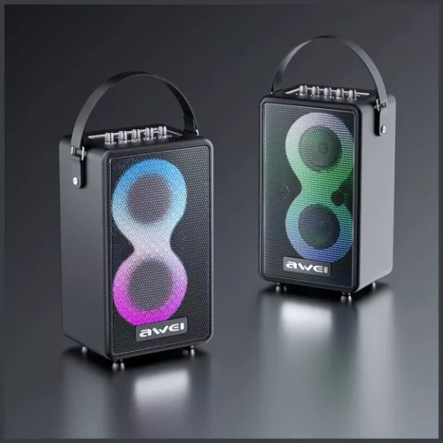 AWEI KA15 Bluetooth 5.3 70W Vezeték Nélküli Hangszóró Fekete