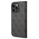 iPhone 14 Pro Max Guess PC / TPU 4G Metal Camera Outline fliptok fekete (GUBKP14XHG4SHK)