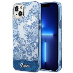   Guess GUHCP14MHGPLHB iPhone 14 Plus 6.7" Blauw hardcase Porcelain Collection tok