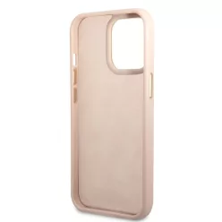   iPhone 14 Pro Max Guess PC/TPU 4G Metal Camera Outline tok rózsaszín (GUHCP14XHG4SHP)