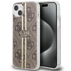   GUESS tok IPHONE 15 Plus GUHCP15MH4PSEGW (4G Gold Stripe) barna