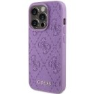 Guess Leather 4G Stamped tok iPhone 15 Pro Max - lila