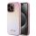 Guess PU bőrtok Iridescent Metal Script iPhone 15 Pro Max Pink tok