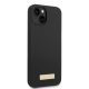 iPhone 14 Plus Guess Silicone Metal Logo MagSafe kompatibilis tok fekete (GUHMP14MSBPLK)