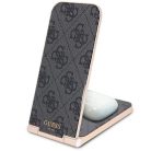 Guess 4G Pattern MagSafe összecsukható 2 az 1-ben 15W induktív töltő - fekete