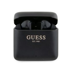   Guess Bluetooth fejhallgató GUTWSSU20ALEGK TWS + dokkolóállomás fekete/fekete Nyomtatott Logóval