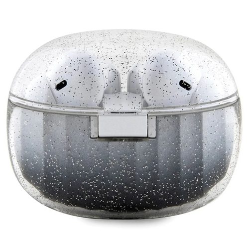 Guess Glitter Gradient TWS Bluetooth fülhallgató dokkolóállomással - fekete