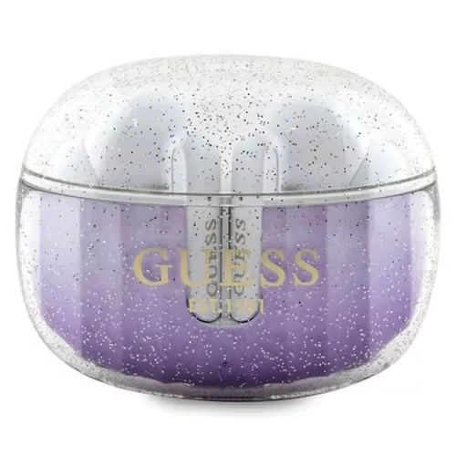 Guess Glitter Gradient TWS Bluetooth fülhallgató dokkolóval - lila
