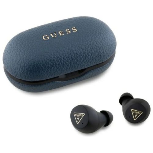 GUESS vezeték nélküli fülhallgató bluetooth TWS ENC GUTWSPGTSPSB (PU Grainee Classic Logo) kék
