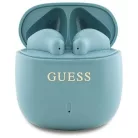GUESS vezeték nélküli fülhallgató Bluetooth TWS GUTWSJ14ESGQ (Nyomtatott Klasszikus Logó) türkiz
