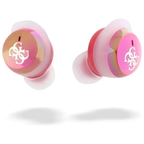 GUESS vezeték nélküli fülhallgató bluetooth TWS GUTWSJ144ESF (Mini Iridescent 4G Logóval Nyomtatva) fukszia