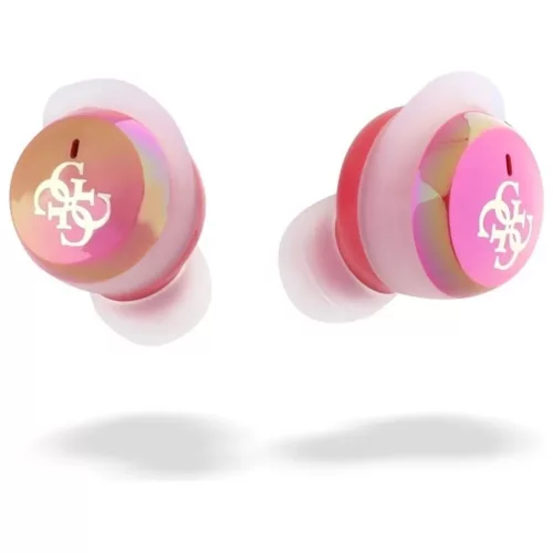 GUESS vezeték nélküli fülhallgató bluetooth TWS GUTWSJ144ESF (Mini Iridescent 4G Logóval Nyomtatva) fukszia