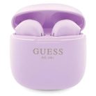 Guess GUTWST26PSU TWS Bluetooth fülhallgató + dokkoló állomás - lila Classic EST Logo