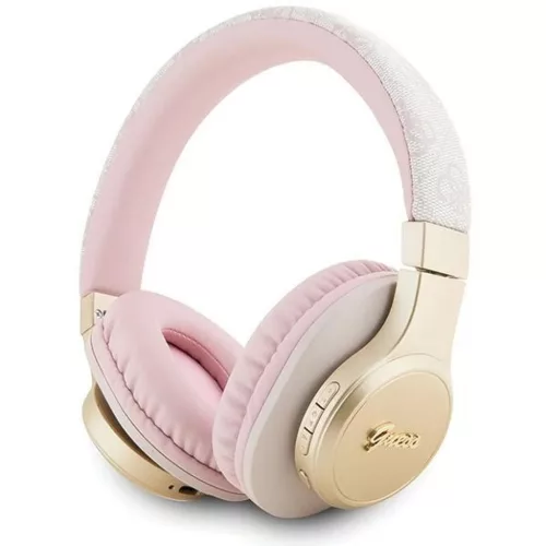 Guess Bluetooth on-ear fejhallgatók GUBH604GEMP rózsaszín/rózsaszín 4G Script