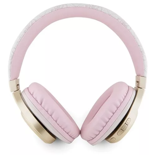Guess Bluetooth on-ear fejhallgatók GUBH604GEMP rózsaszín/rózsaszín 4G Script