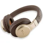 Guess Bluetooth on-ear fejhallgatók GUBH604GEMW barna/barna 4G Script