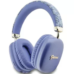   Guess GCube Metallic Script Logo Bluetooth Fejhallgató - Lila