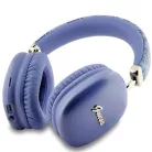 Guess GCube Metallic Script Logo Bluetooth Fejhallgató - Lila