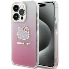 iPhone 15 Pro Max Hello Kitty IML Gradient Electrop Kitty Head tok - pink