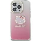 iPhone 15 Pro Max Hello Kitty IML Gradient Electrop Kitty Head tok - pink