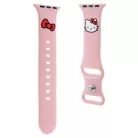 Hello Kitty szilikon cica fej szíj Apple Watch 38/40/41mm - rózsaszín