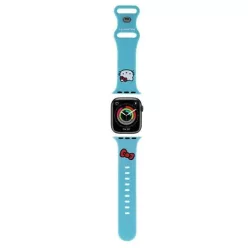   Hello Kitty Szilikon Kitty Fej Apple Watch 38/40/41mm szíj - kék