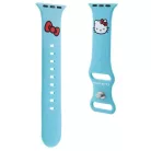Hello Kitty Szilikon Kitty Fej Apple Watch 38/40/41mm szíj - kék
