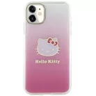 Hello Kitty IML Gradient Elektrop Kitty Fejes tok iPhone 11 Rózsaszín