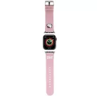 Apple Watch 38/40/41mm Hello Kitty Kitty Head szíj - rózsaszín