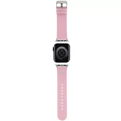 Apple Watch 38/40/41mm Hello Kitty Kitty Head szíj - rózsaszín
