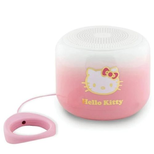 Bluetooth hangszóró Hello Kitty Electroplate Gradient - rózsaszín