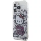 Hello Kitty IML Kitty On Bricks Graffiti tok iPhone 13 Pro Max - fehér