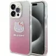 iPhone 13 Pro Max Hello Kitty IML Gradiens Elektrop Kitty Fej tok - rózsaszín