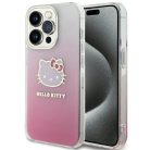 iPhone 14 Pro rózsaszín Hello Kitty IML Gradient Electrop Kitty Head tok