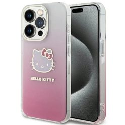   iPhone 14 Pro rózsaszín Hello Kitty IML Gradient Electrop Kitty Head tok