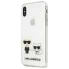 Karl Lagerfeld Karl & Choupette iPhone XS Max tok - Átlátszó