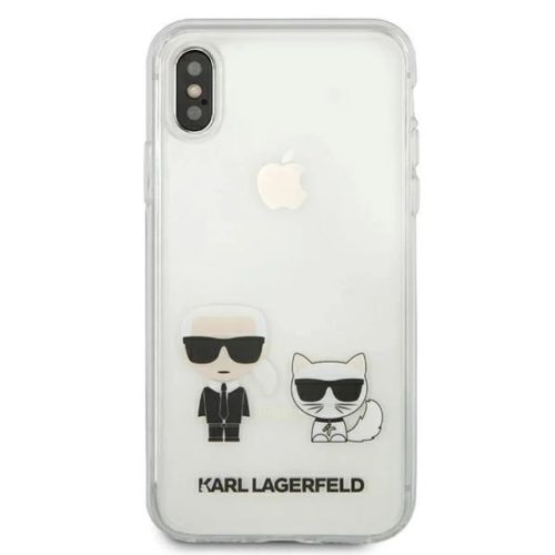 Karl Lagerfeld Karl & Choupette iPhone XS Max tok - Átlátszó