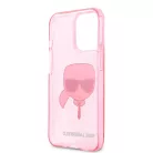 iPhone 13 Pro Max Karl Lagerfeld Glitter Karl Head tok pink (KLHCP13XKHTUGLP)