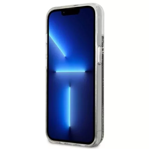 iPhone 13 Pro Max Karl Lagerfeld Liquid Glitter Gatsby tok fekete (KLHCP13XLGGKBK)